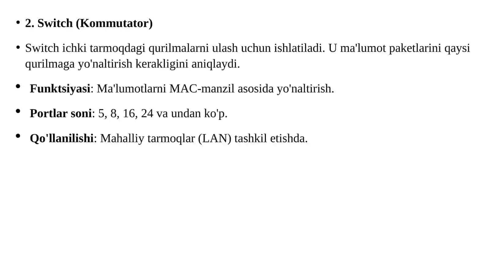 Tarmoqqurilmalari 3