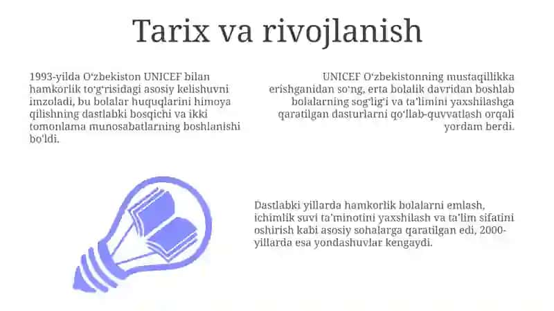 O'zbekistonning Yunisef bilan hamkorligi 3