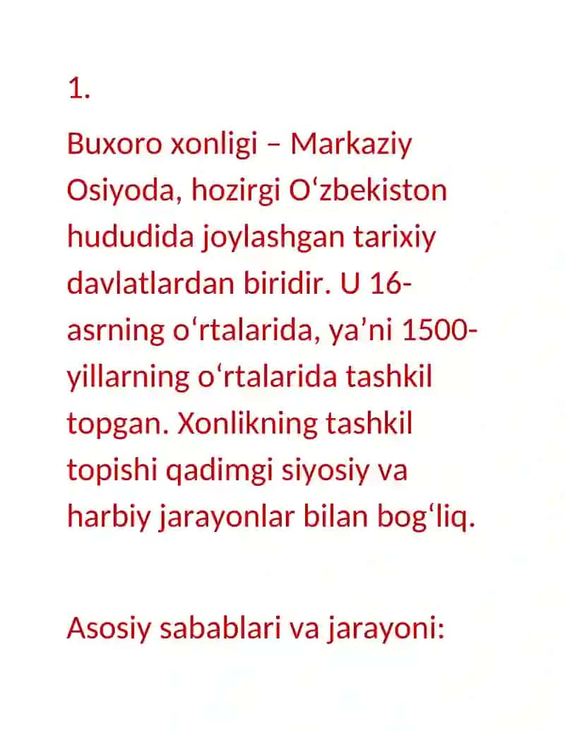 Abdullaxon II davrida Buxoro xonligi 3
