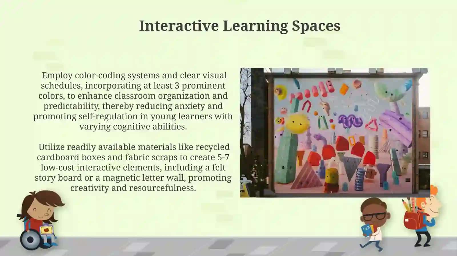 Creating classroom decorations and visual aids for young learners 3