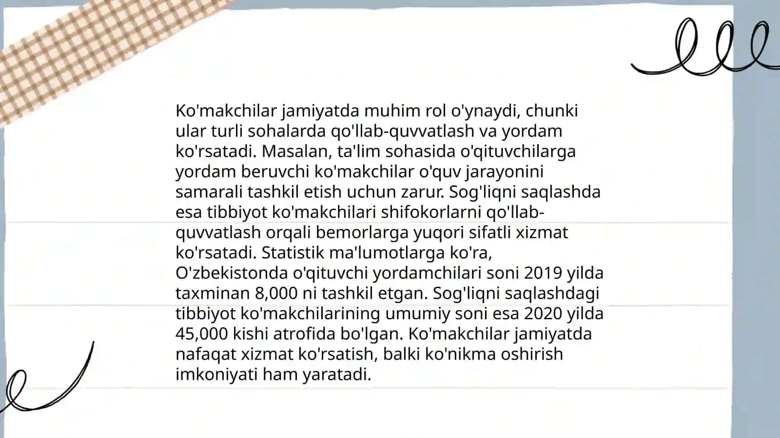 Ko'makchilar 3