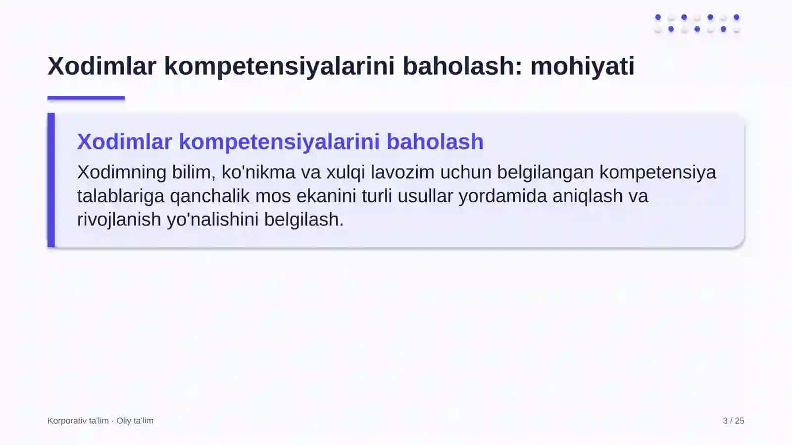 To'lov tashkilotlarida xodimlarning kompetensiyalarini baholash 3