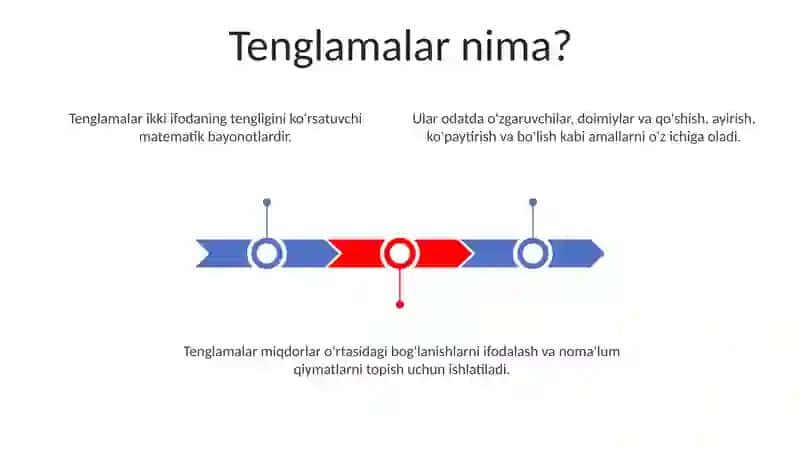 2-mavzu:Tenglamalar 3