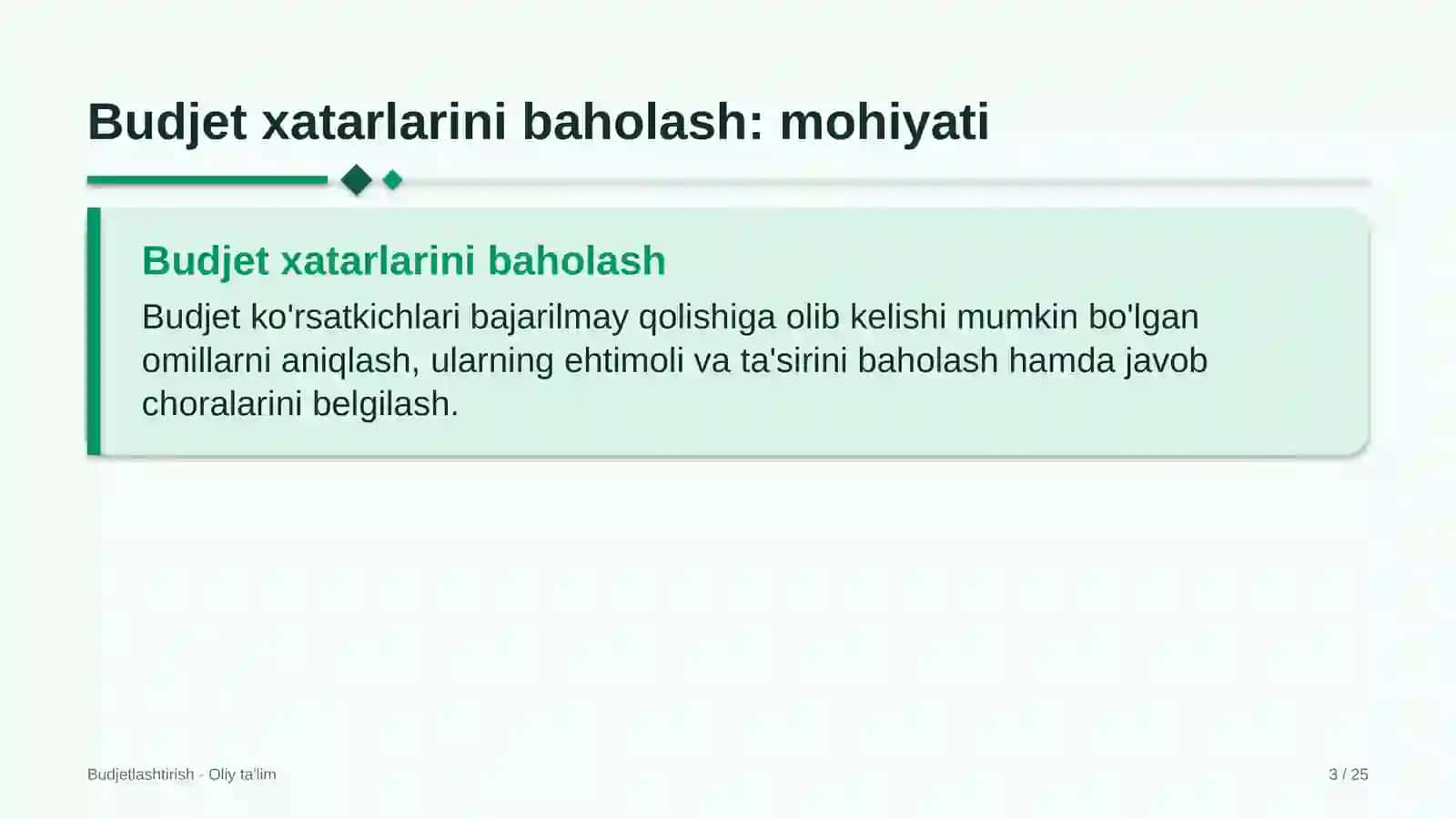 maktabgacha ta'lim tashkilotlarida budjet xatarlarini baholash 7508 3