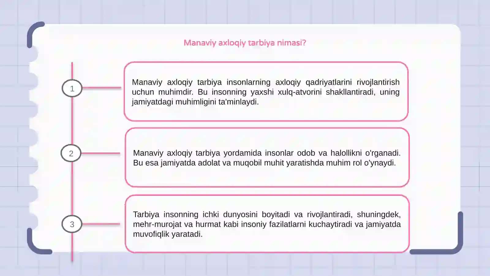 Manaviy axloqiy tarbiya 3