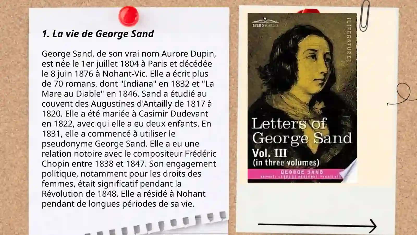 La vie de George Sand 3