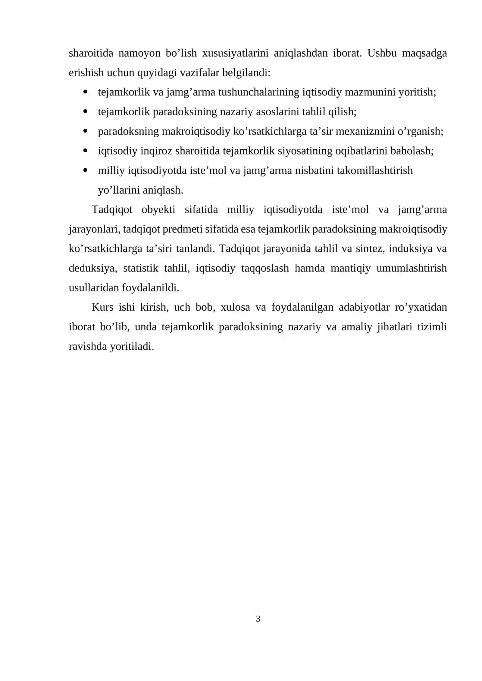 TEJAMKORLIK PARADOKSI 3