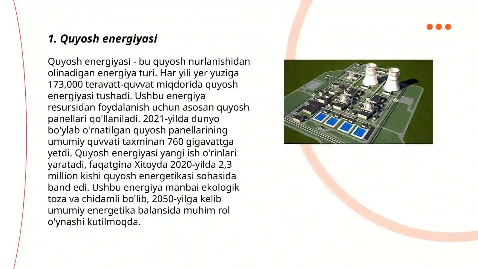 Quyosh energiyasi 3