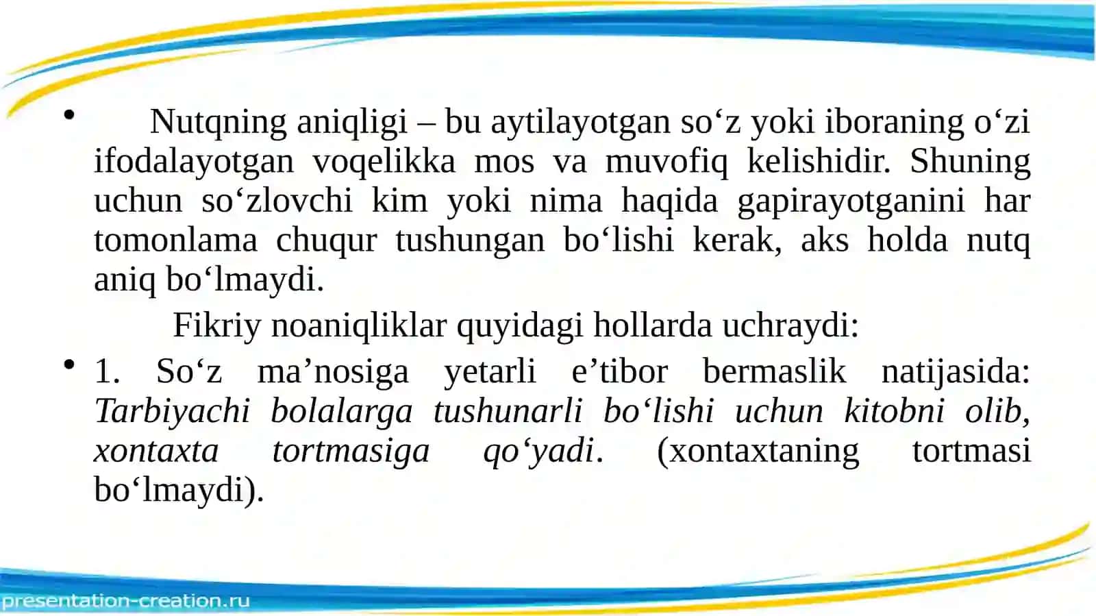 NUTQ VA  ADABIY ME’YOR 3