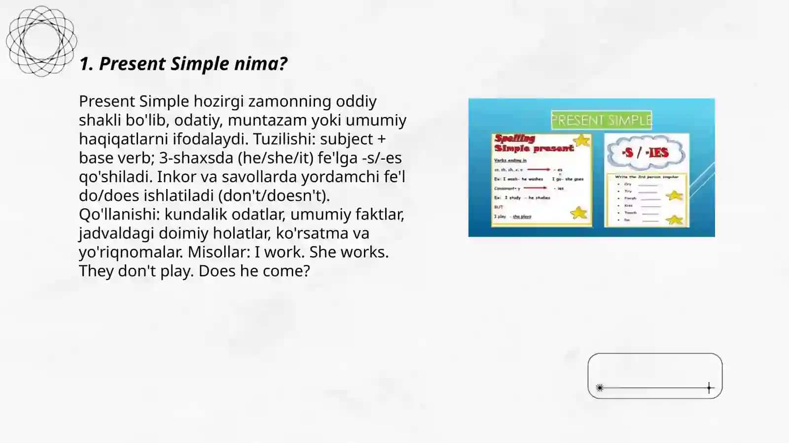 Present Simple 3