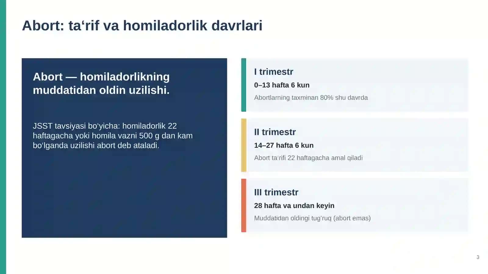 Abortlar Tasnifi 3