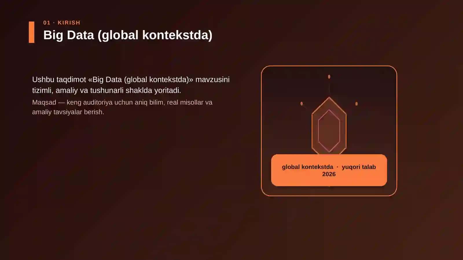 Big Data (global kontekstda) 3