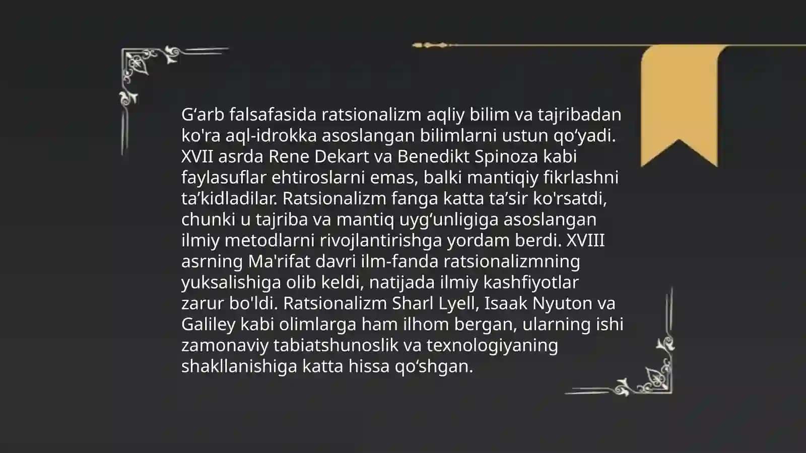 G‘arb falsafasining ustuvor yo‘nalishlari va ularning fan taraqqiyotiga ta’siri 3