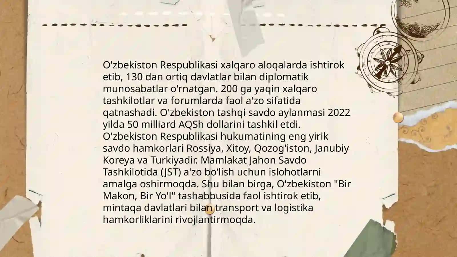 O'zbekiston va jahon hamjamiyati 3