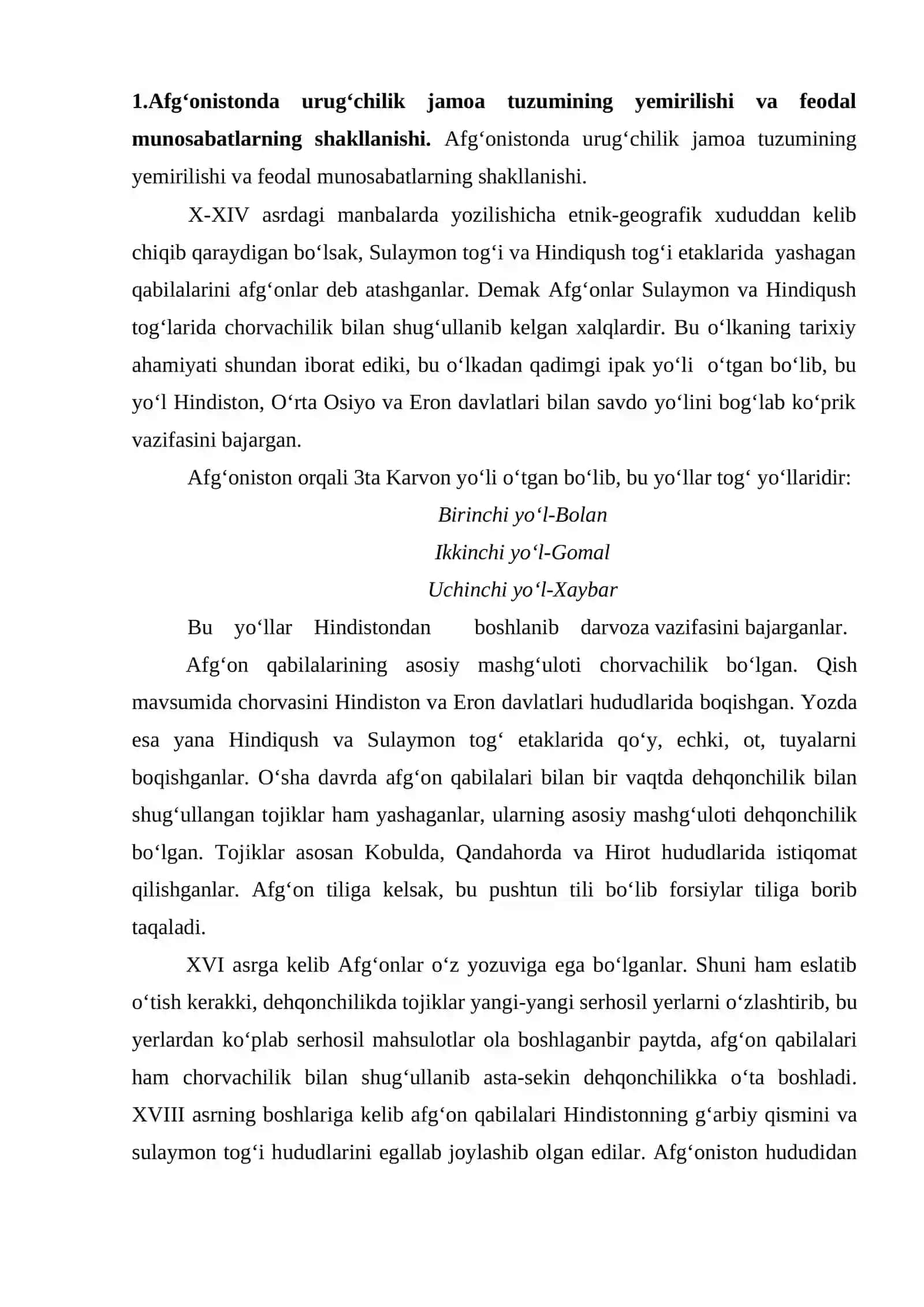 XVII -XIX ASRLARDA AFG‘ONISTON 3