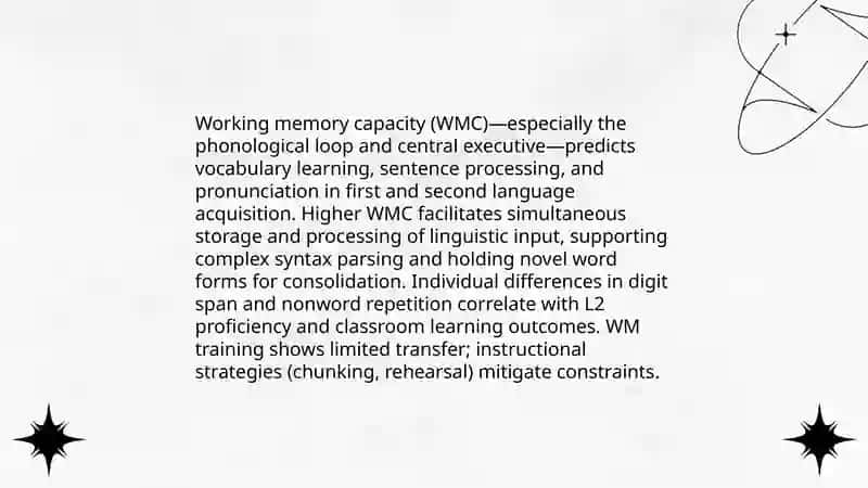 Cognitive factors in language learning 3