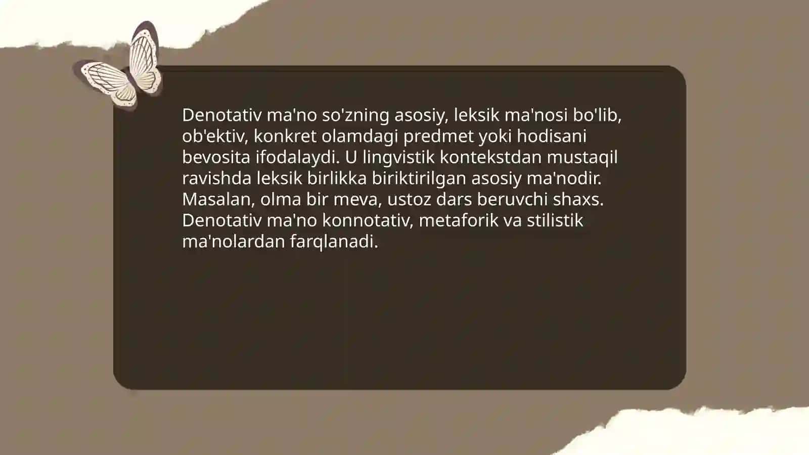 Leksik ma'no turlari 3
