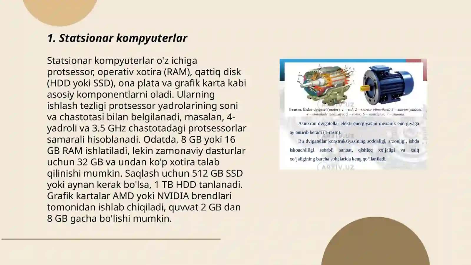 Statsionar kompyuterlar 3
