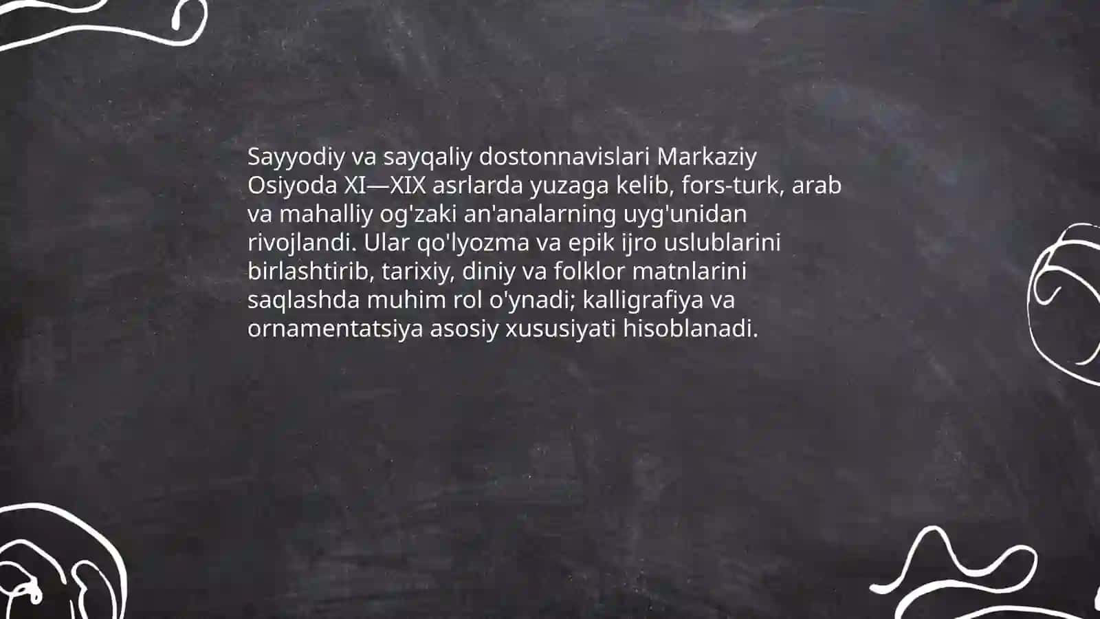 Sayyodiy va sayqaliy dostonnavis 3