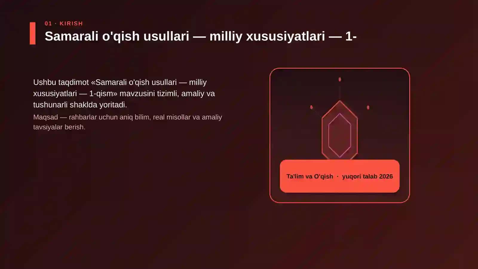 Samarali o'qish usullari — milliy xususiyatlari — 1-qism 3