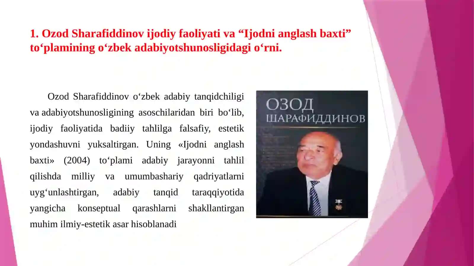 O’zbekadabiy tanqidi tarixi 3