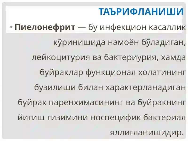 Пиелонефрит 3