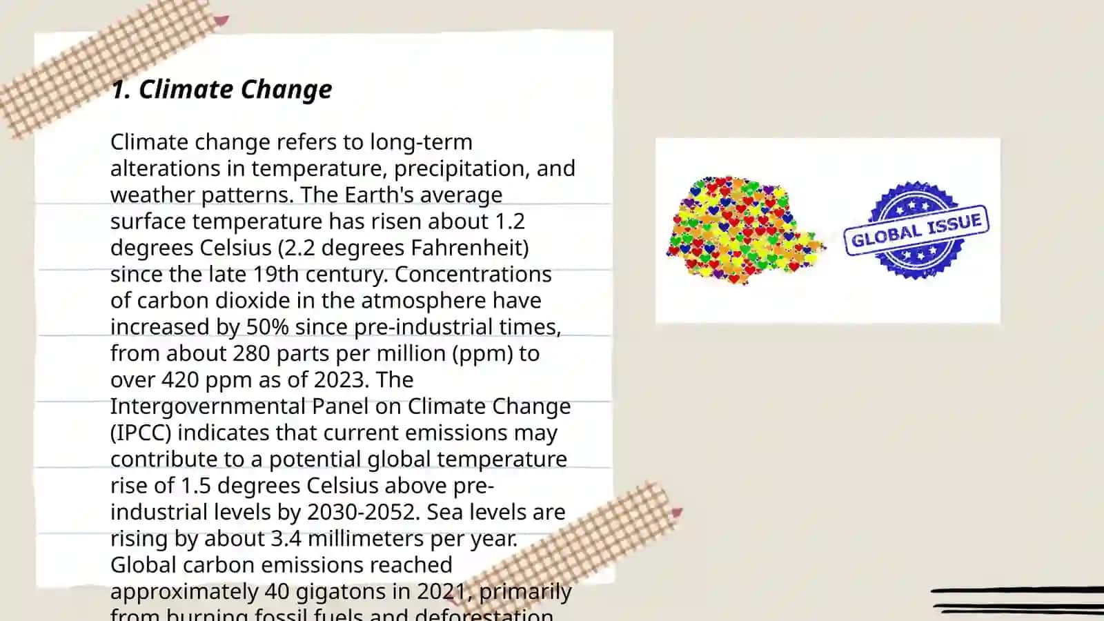 Global issues 3