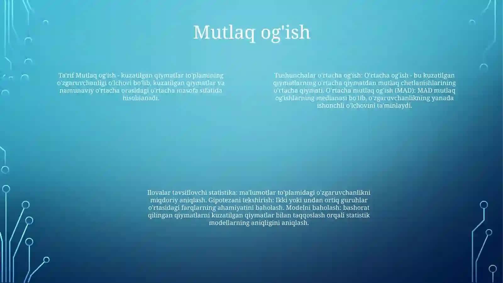 Deviatsiya Konsepsiyalari 3