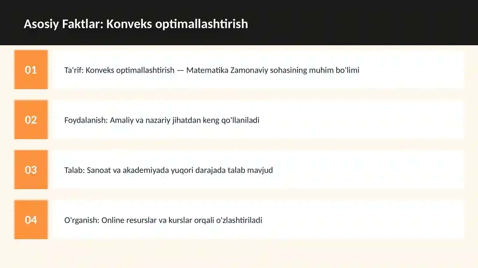 Konveks optimallashtirish 3