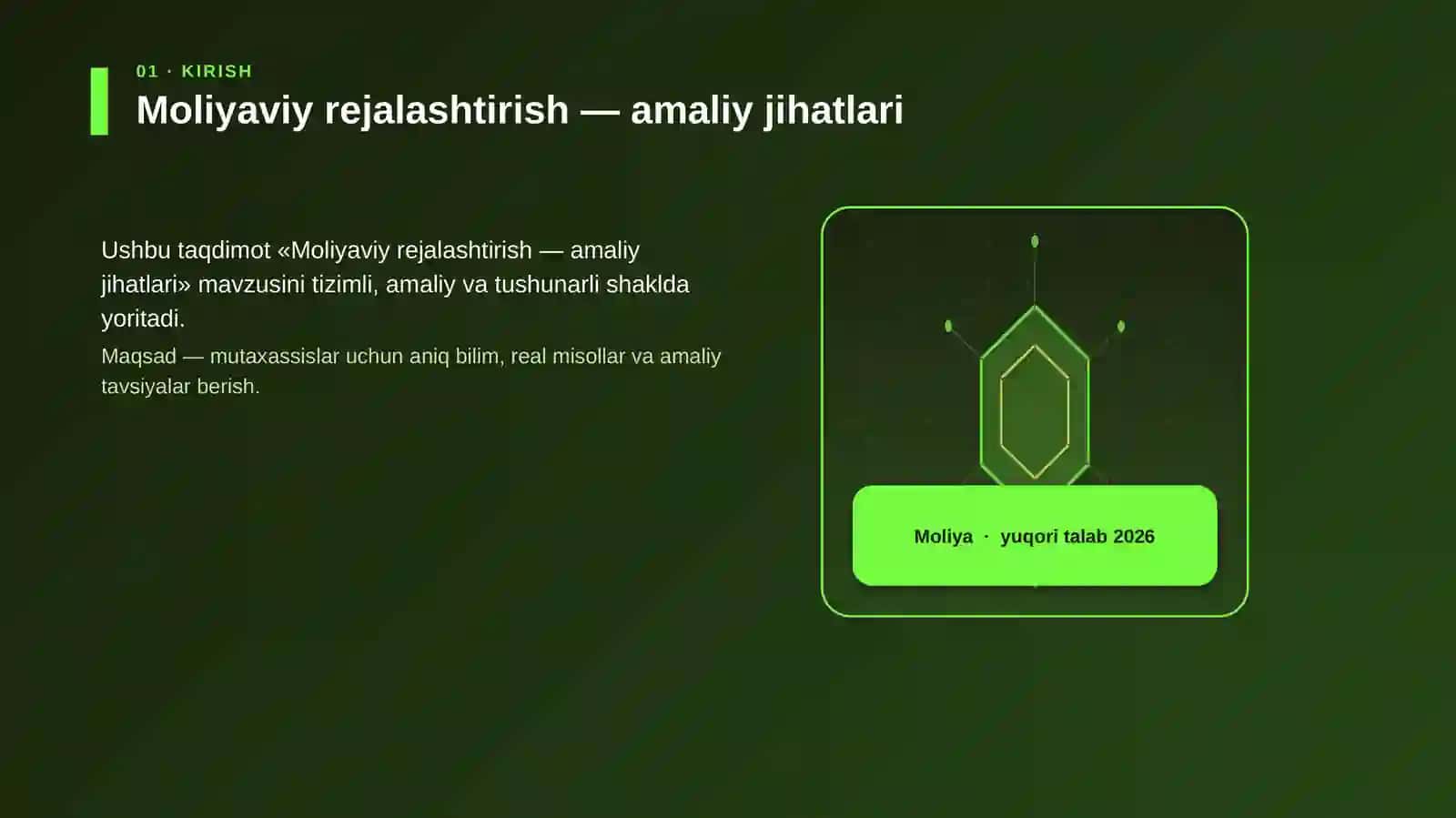Moliyaviy rejalashtirish 3