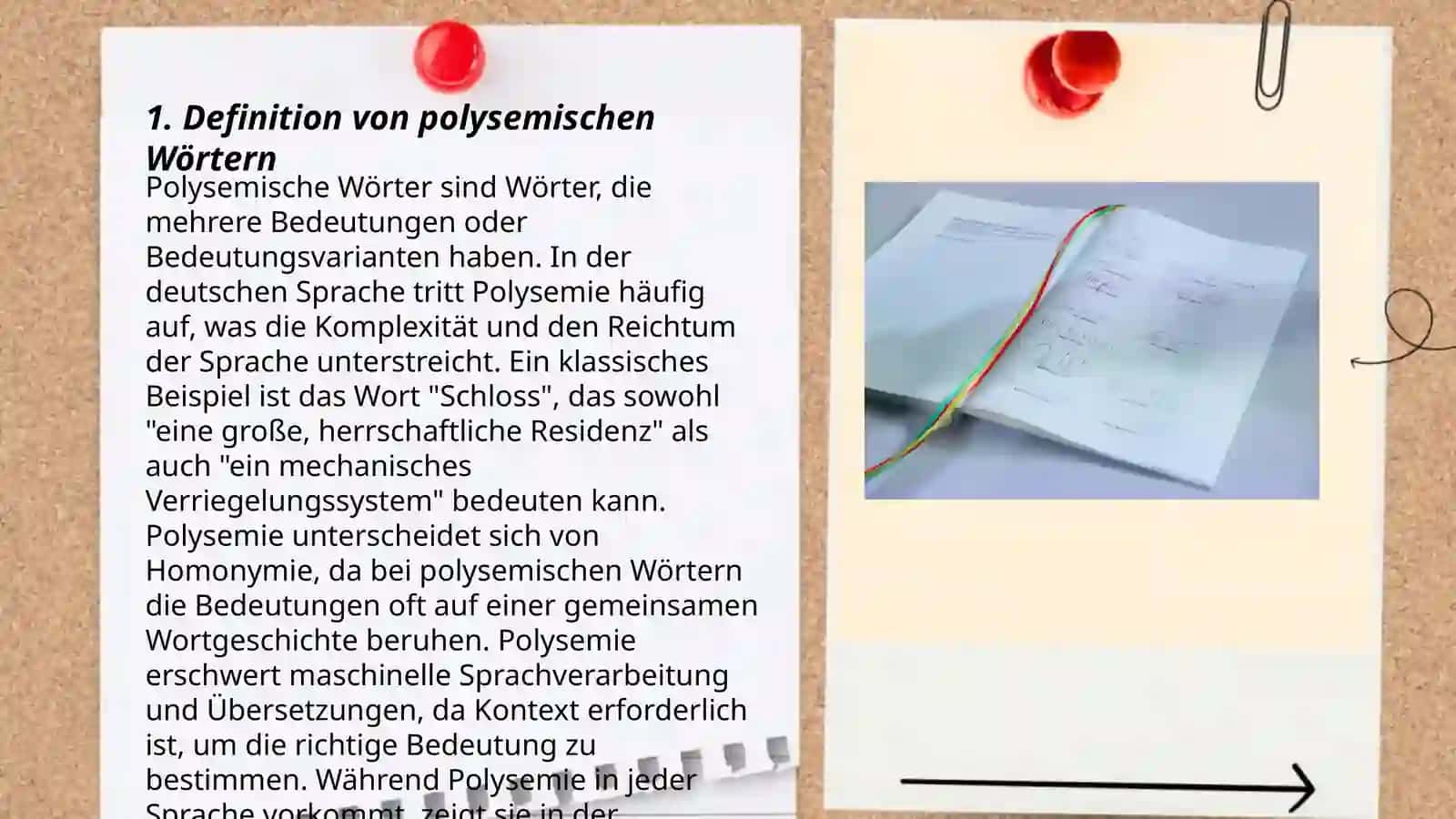 Übersetzung der polysemischen Wörter 3