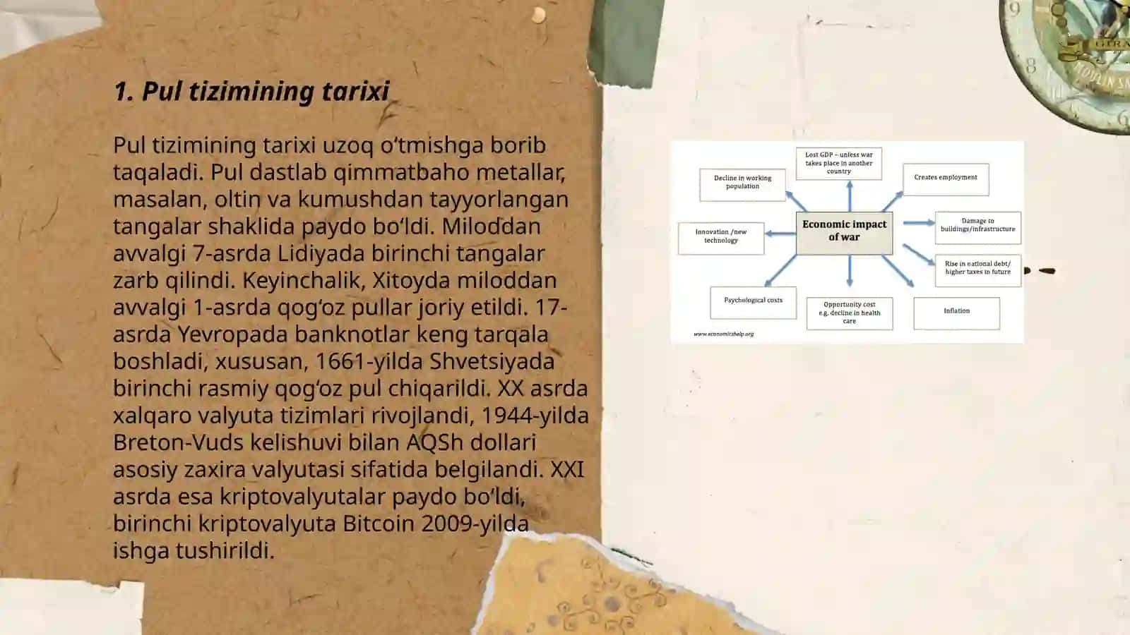 Pul tizimi va uning evalutsiyasi 3