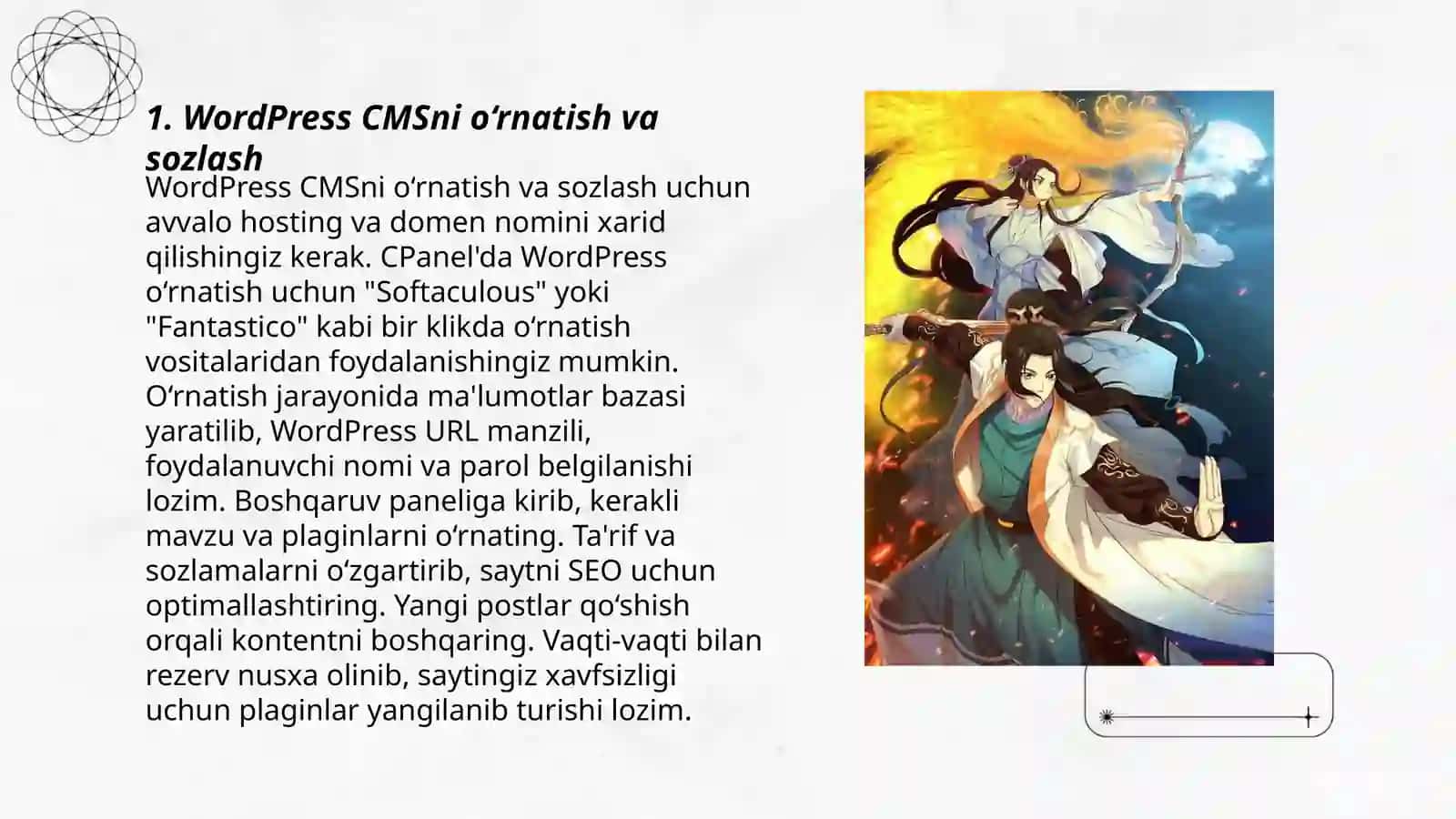 WordPress CMSni o‘rnatish va sozlash 3