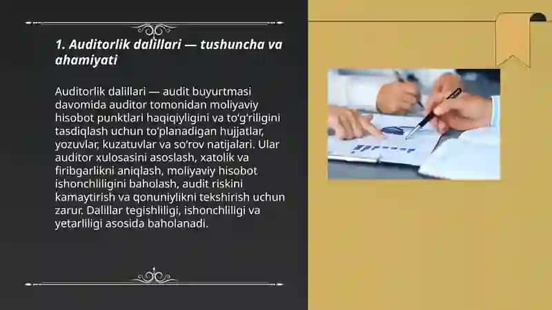 Auditorlik dalillari 3