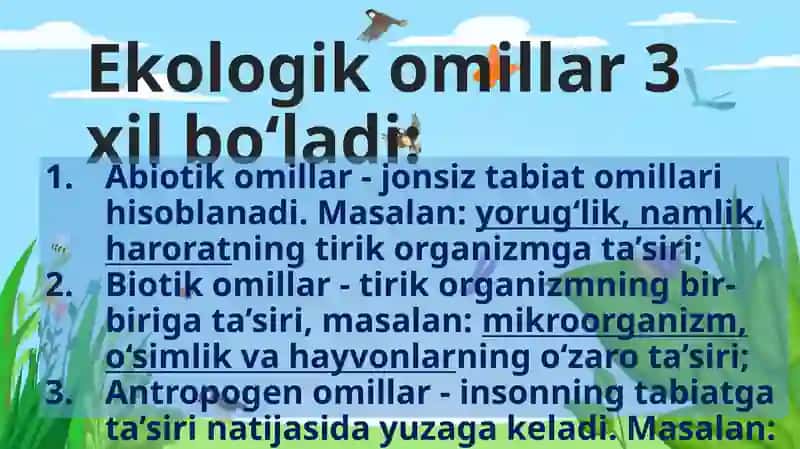 Ekologik omillar 3