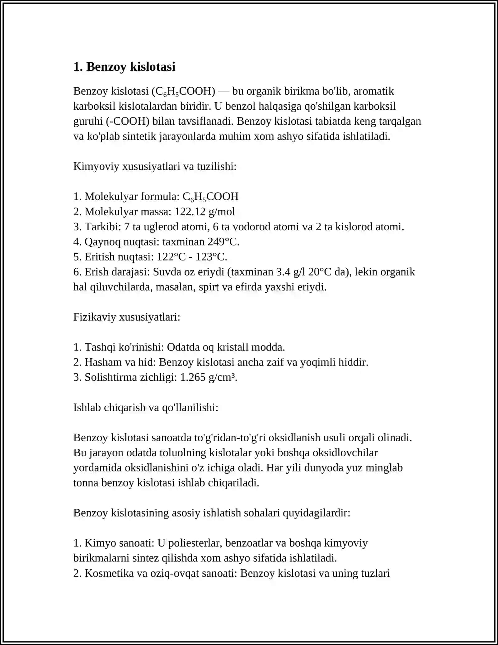 AROMATIK ORGANIK KISLOTALAR 3