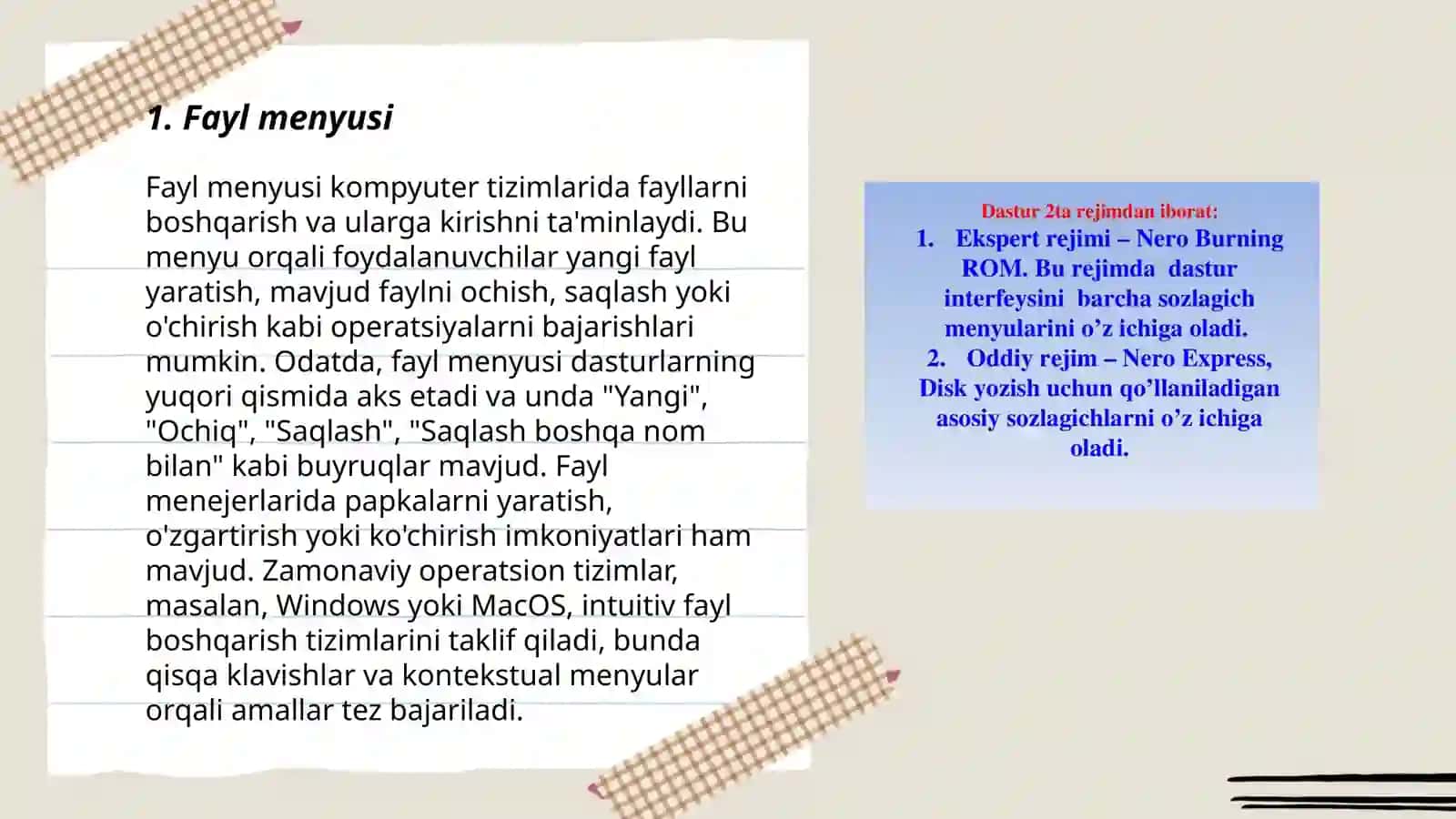 Microsoft Word matn muharriri 3