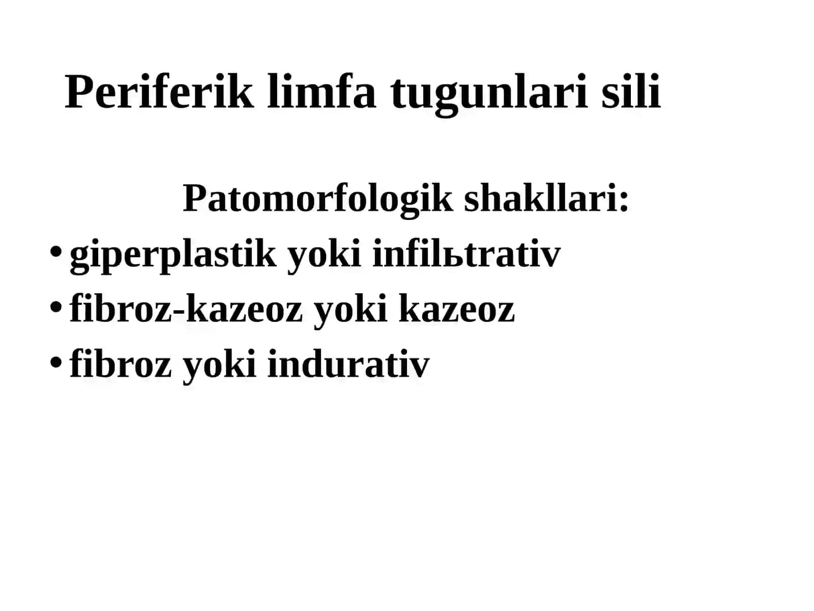 Periferik limfa tugunlari sili, sil mezoadeniti 3