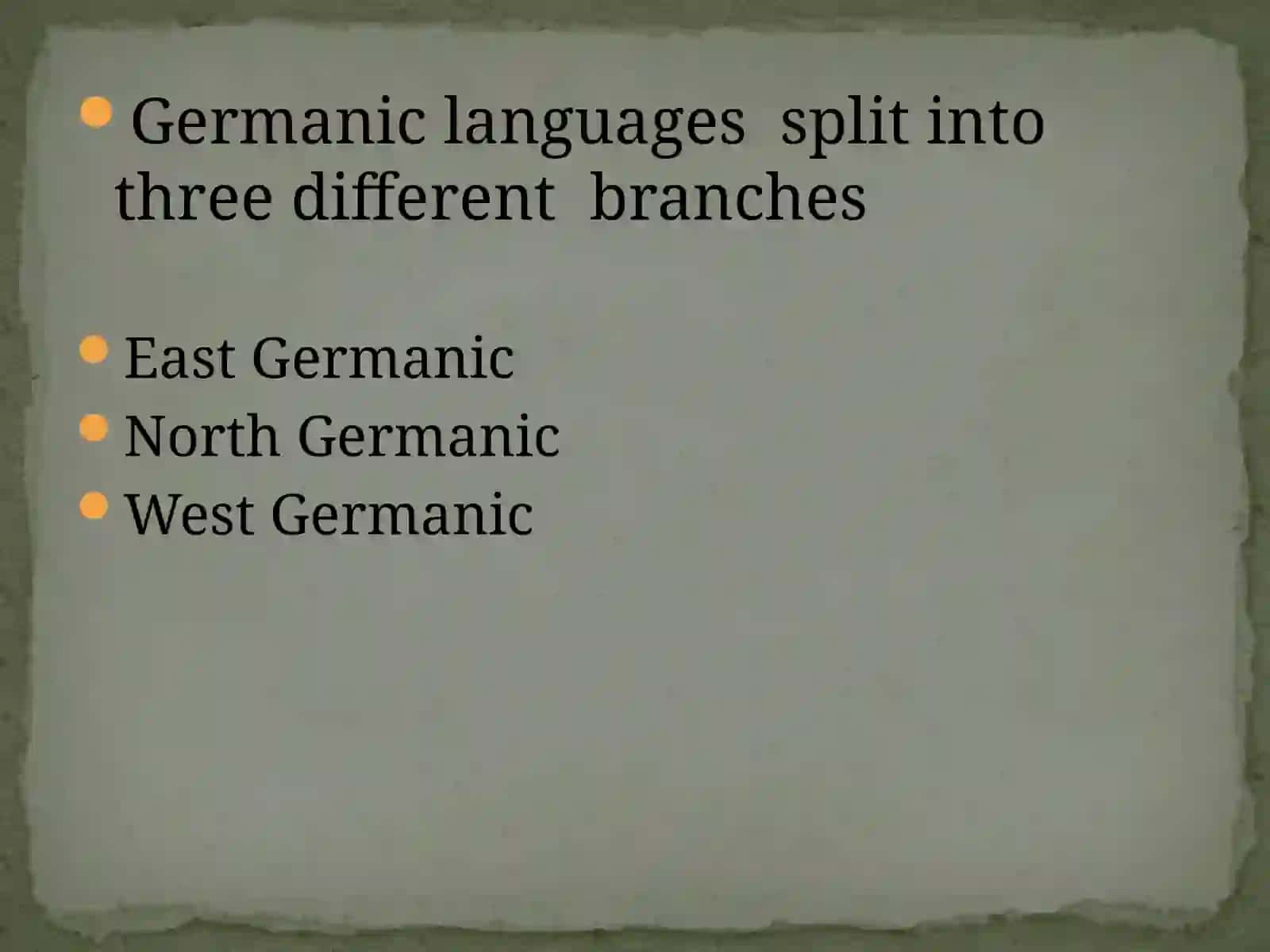 West Germanic languages 3