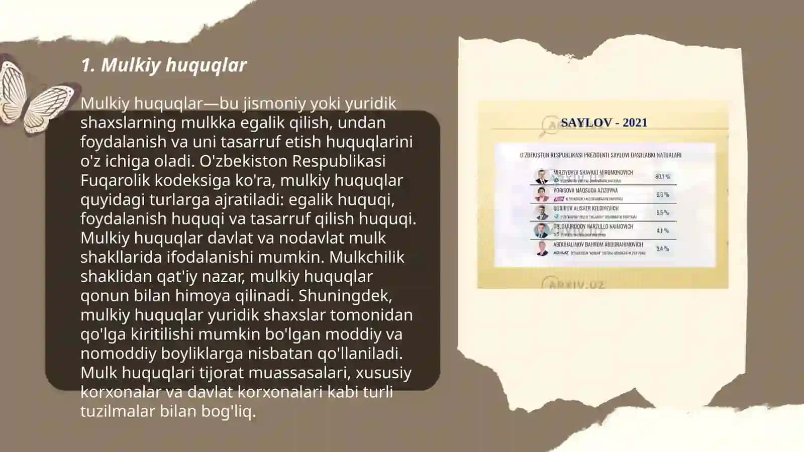 Mulkiy huquqlar 3