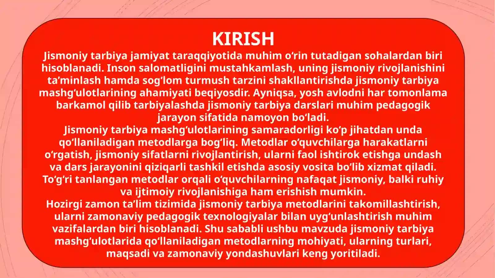 Jismoniy tarbiya metodlari 3