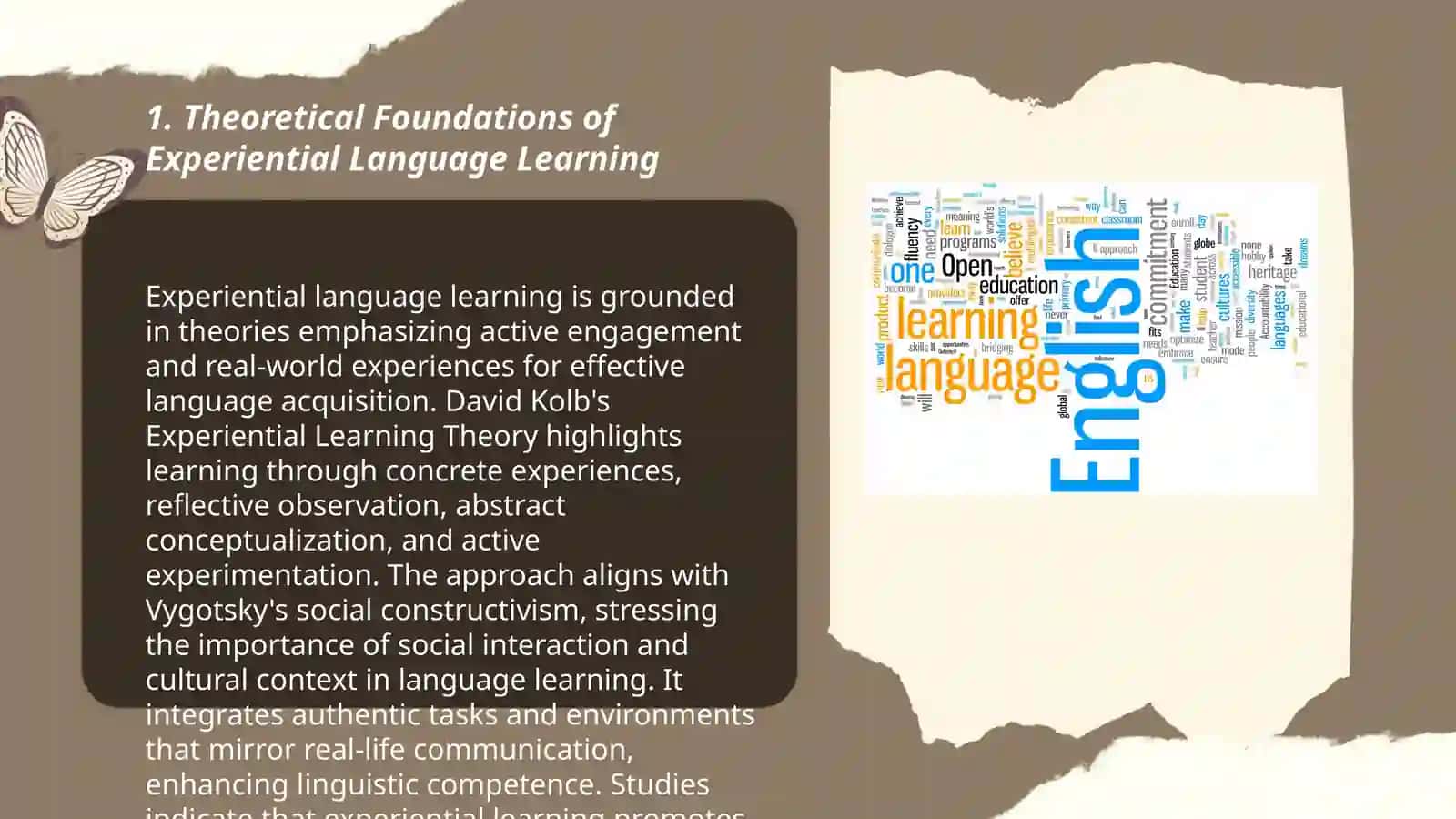Experiential and Negotiated Language Learning 3