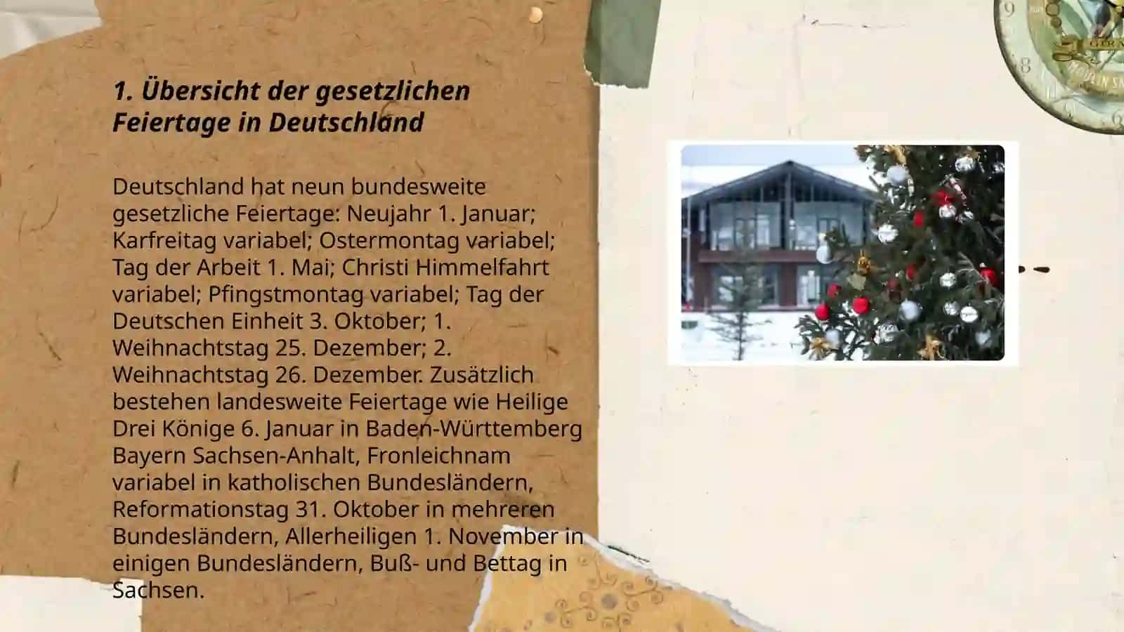 Feiertage in Deutschland 3