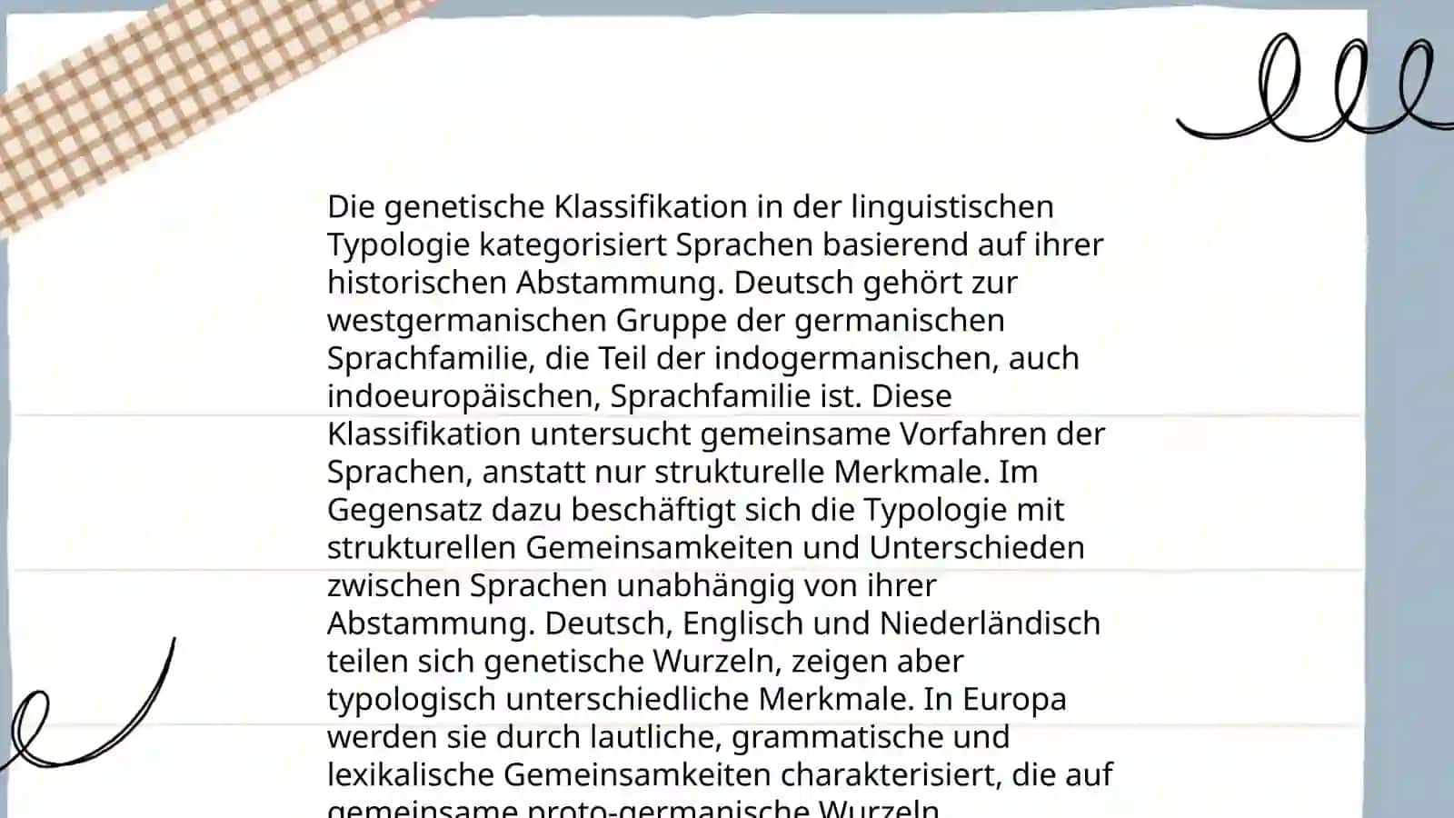 Genetische und geneologische Typologie 3