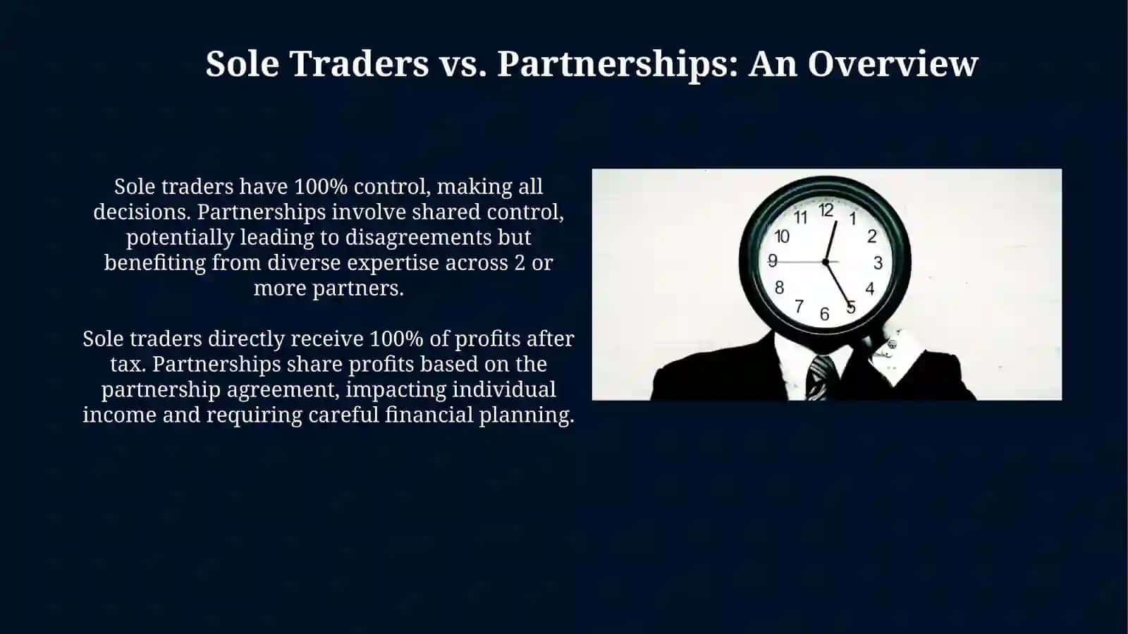 Sole Traders and Partnerships 3