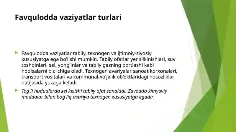 Favqulodda vaziyatlar 3