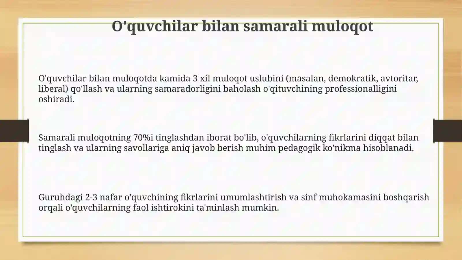 Pedagogik mahorat 3