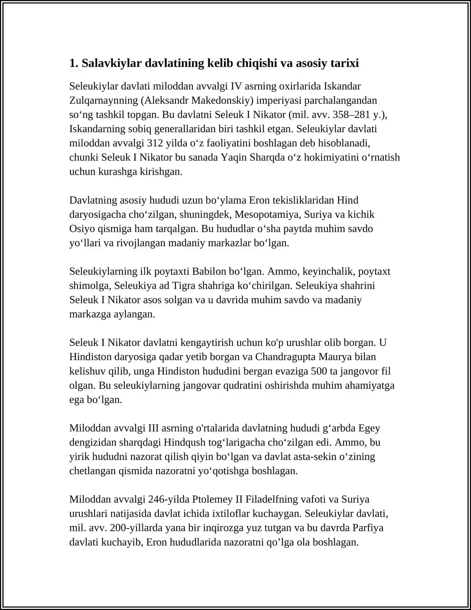Salavkiylar davlati haqida 3