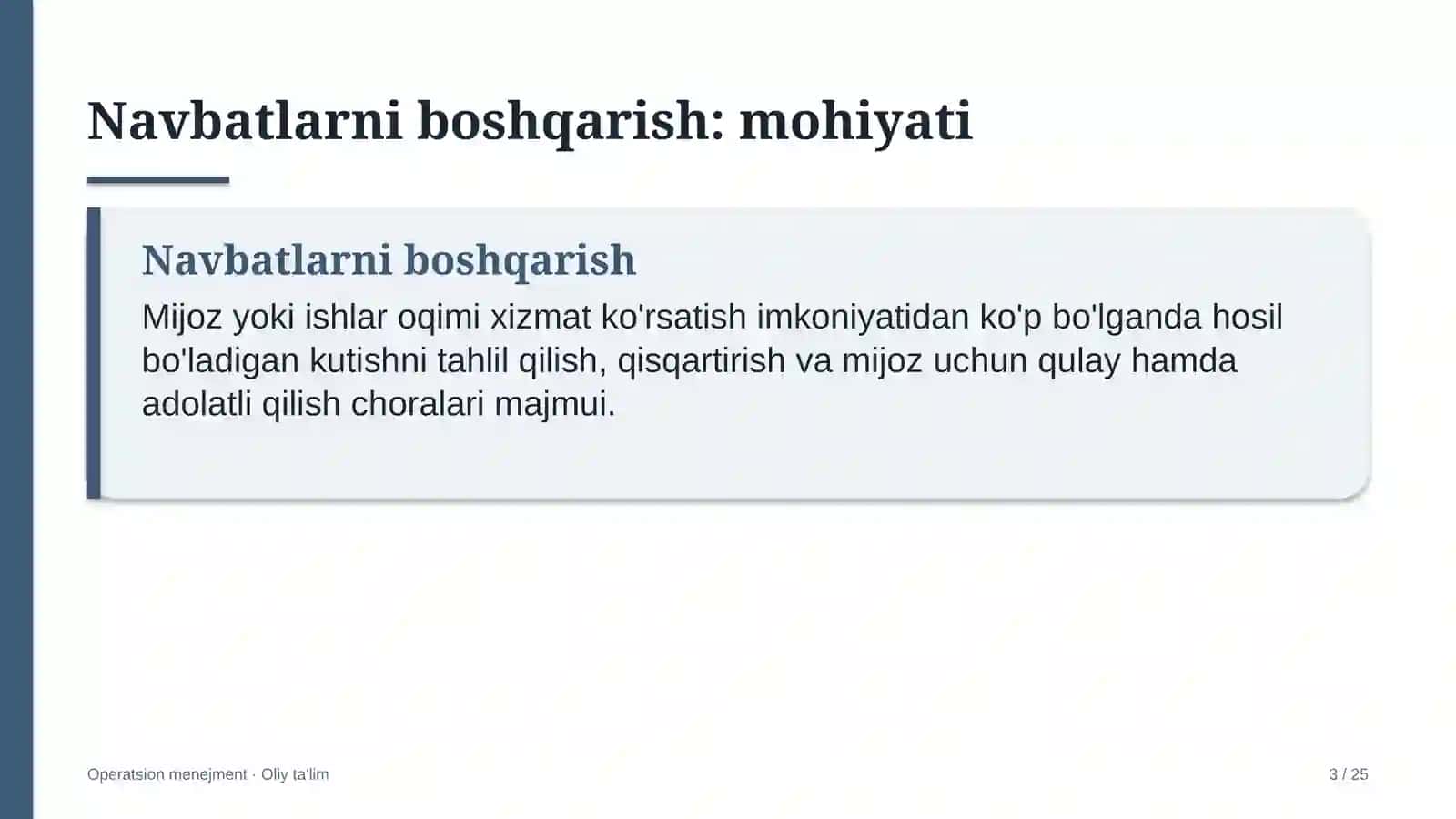 ulgurji bozorlarda navbatlarni boshqarish 3205 3