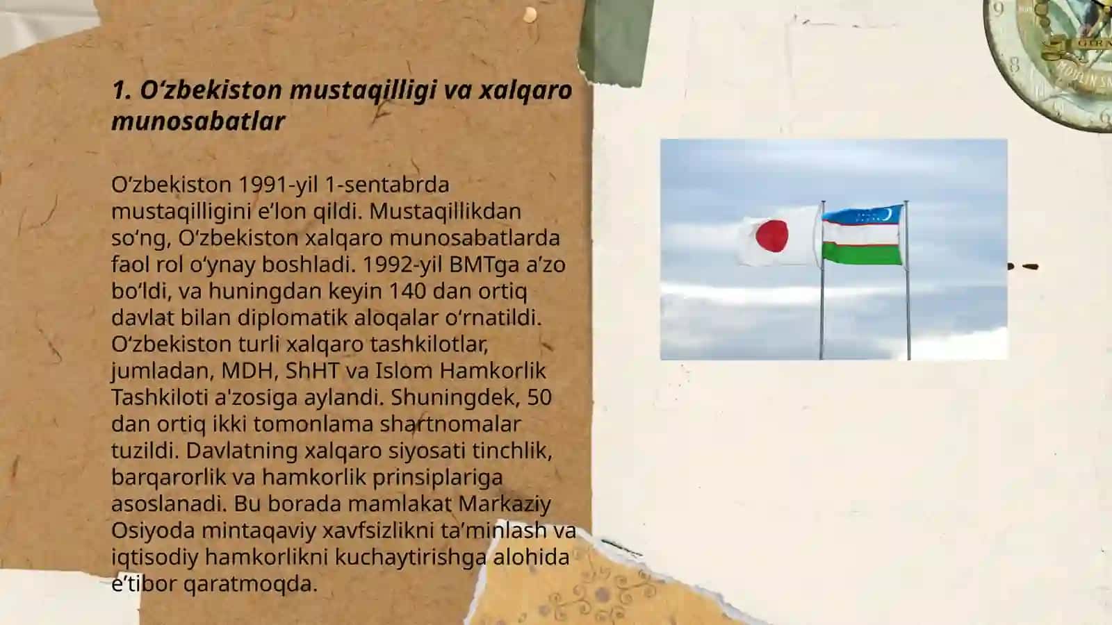 Oʻzbekiston va jahon hamjamiyati 3